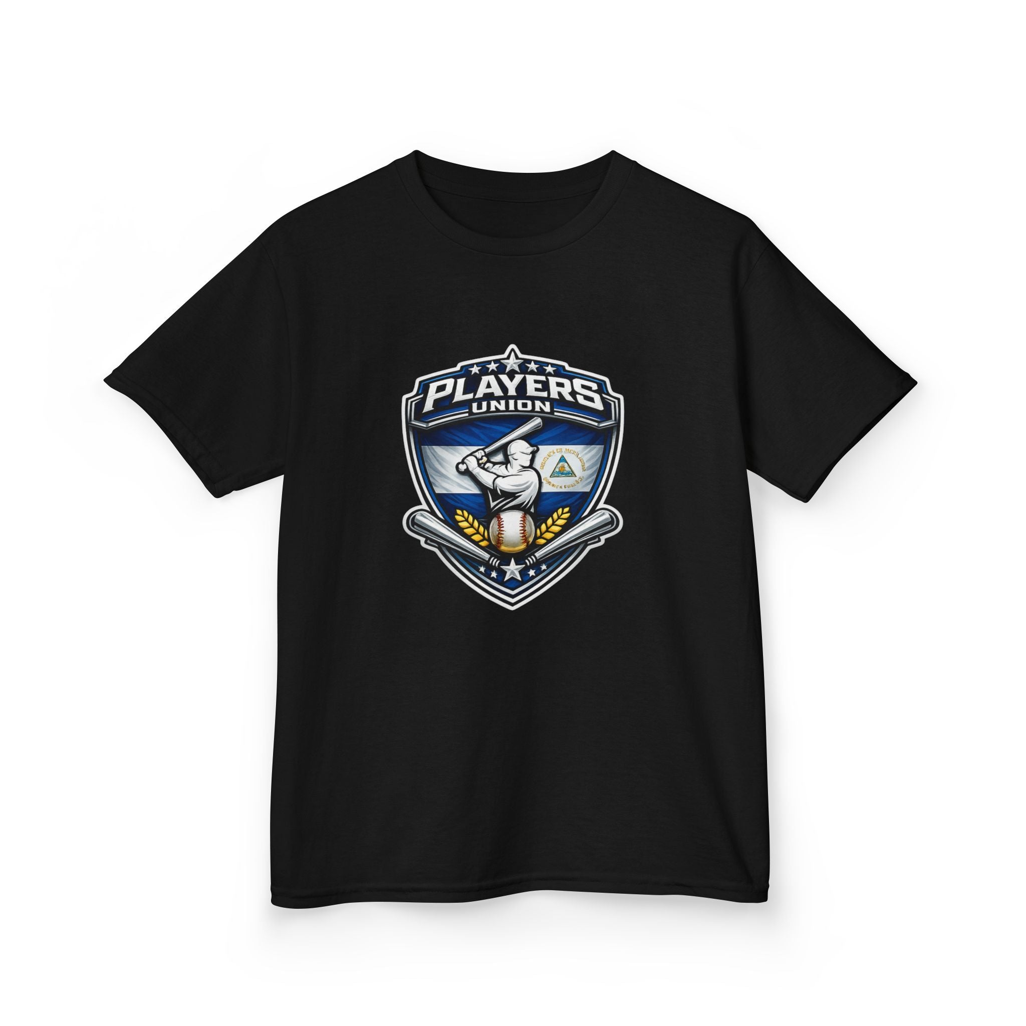 Players Union NICARAGUA Kids Baseball T‑Shirt