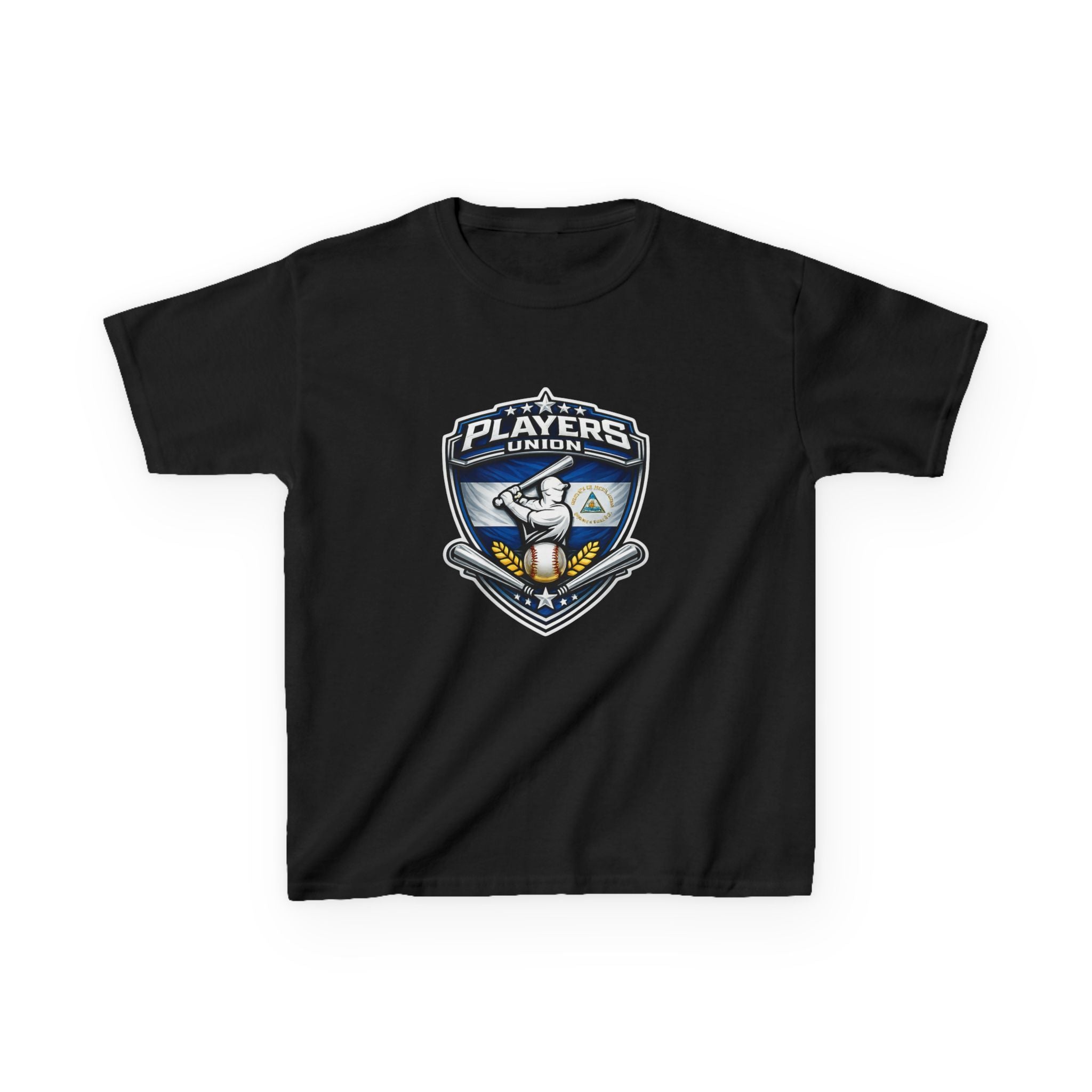 Players Union NICARAGUA Kids Baseball T‑Shirt