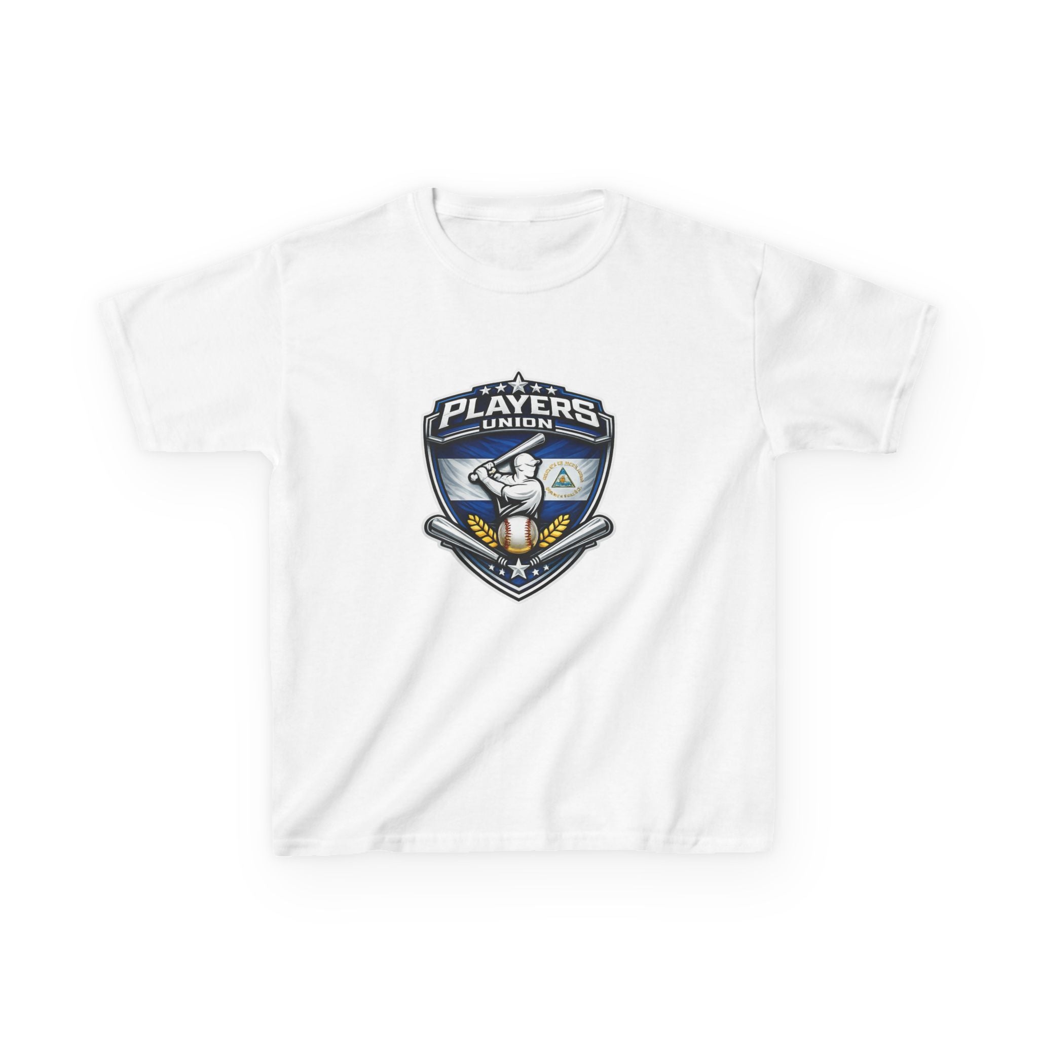 Players Union NICARAGUA Kids Baseball T‑Shirt