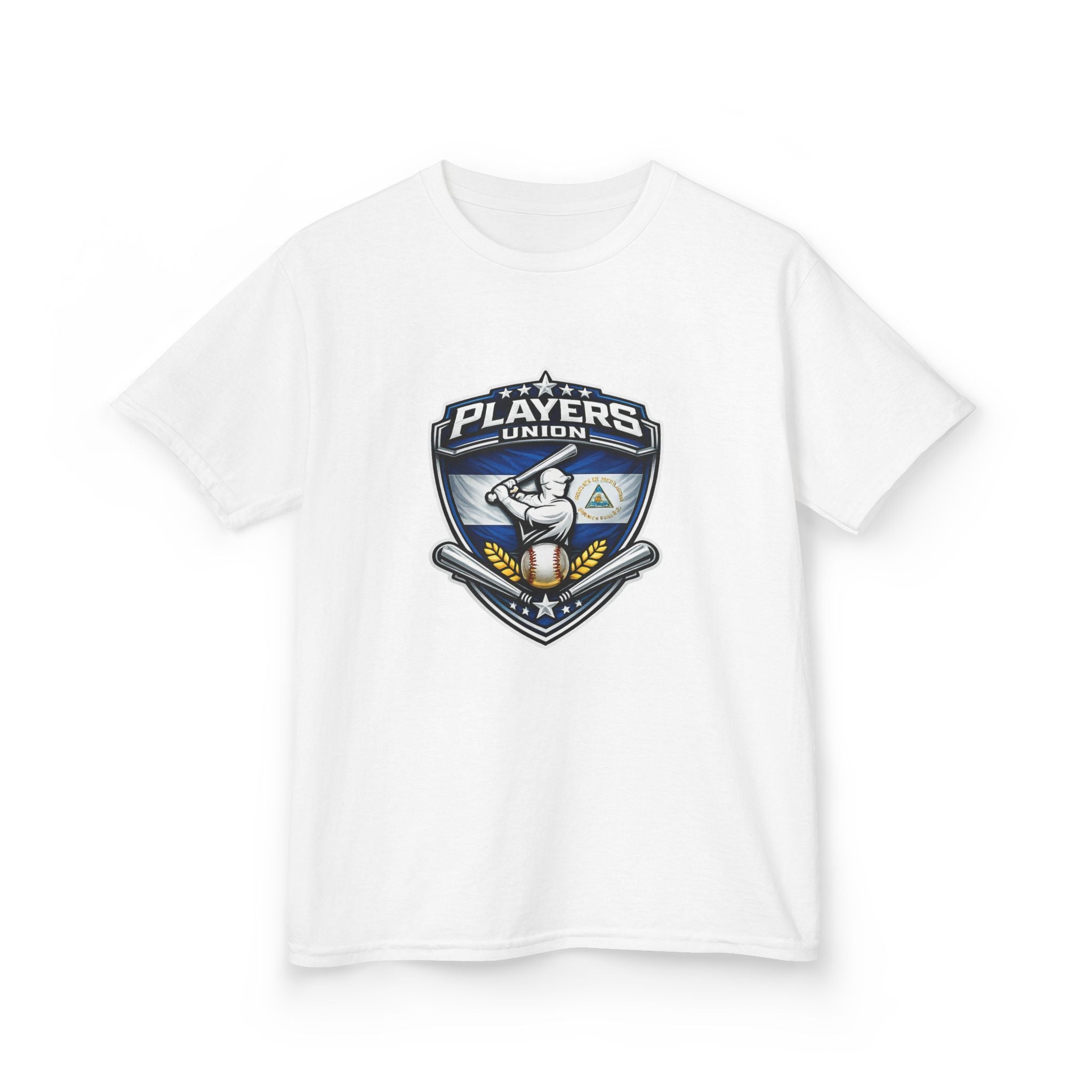 Players Union NICARAGUA Kids Baseball T‑Shirt