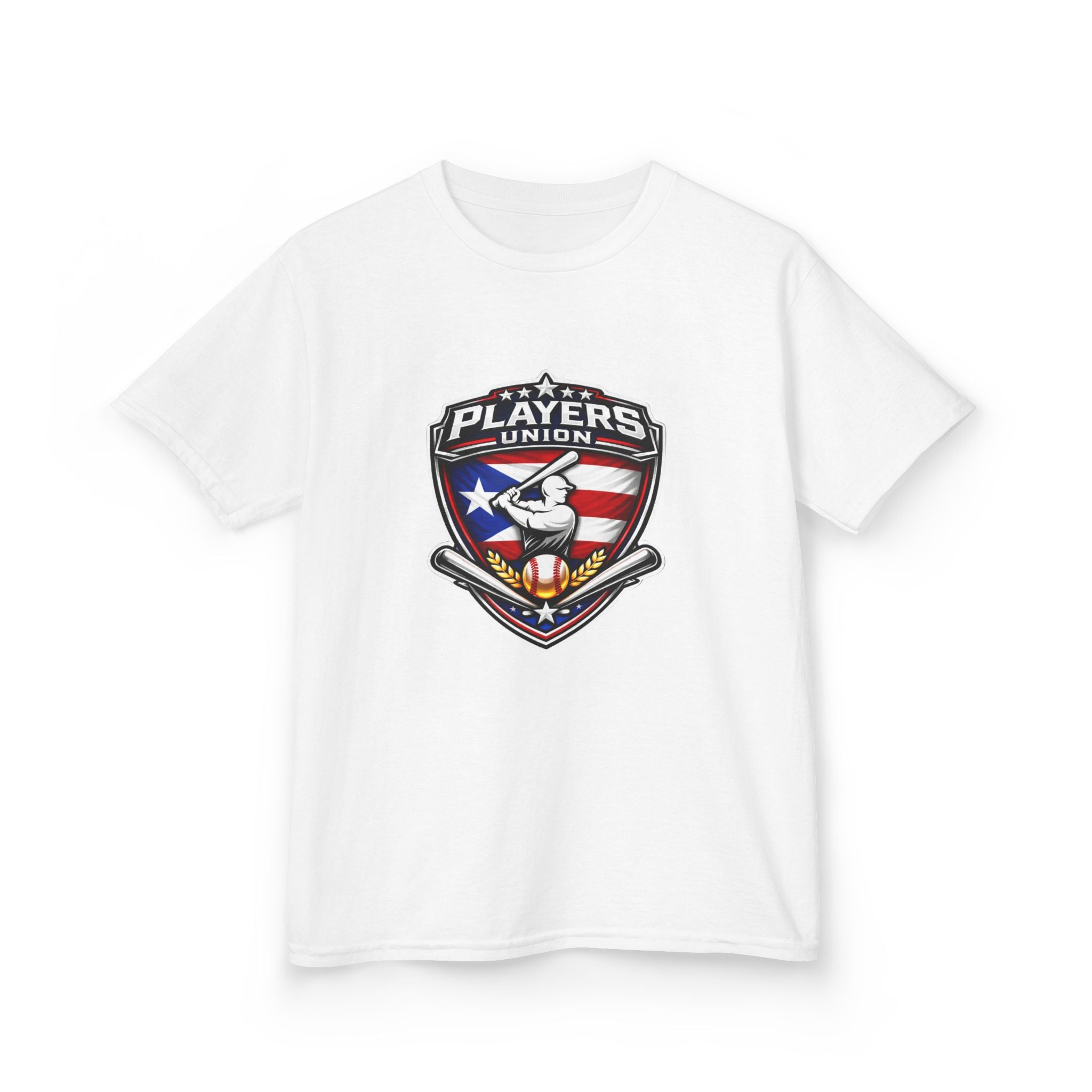 Players Union PUERTO RICO Kids Baseball T‑Shirt